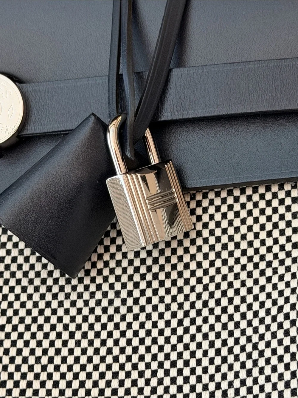 HERMES Herbag A Dos Zip Hunter Criss Viking Retourne Backpack Navy Blue